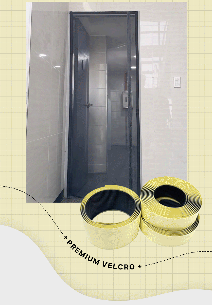 방충망 대형 현관 창문 맞춤 시공 자석모기장 150x210 움직이는 사진 12