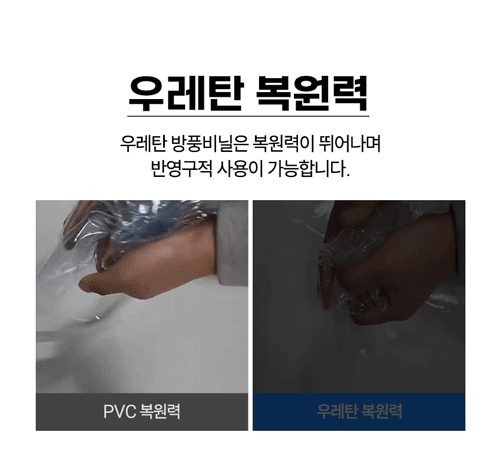 자석 방풍 비닐 대형 벨크로 베란다 현관 테라스 우풍차단 두꺼운 방한 창문커튼 40cm 움직이는 사진 17
